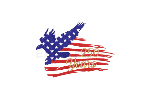 America Flag 250 Years Embroidery Review