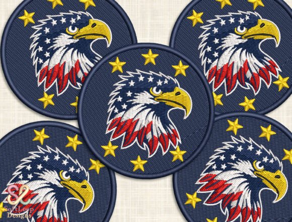 Patriotic Eagle Stars Patch Review