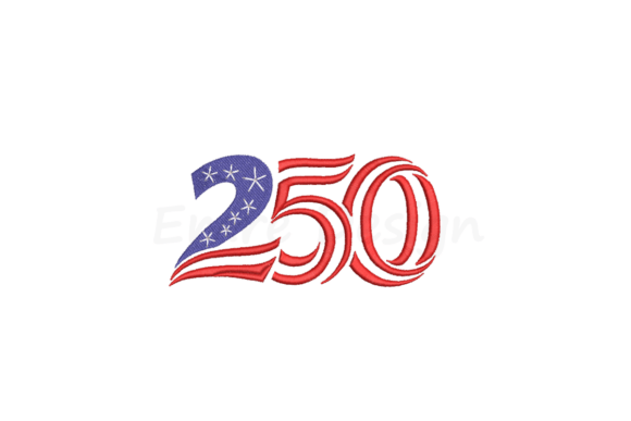 Review: America Flag 250 Years Embroidery for Boutique Sweatshirts
