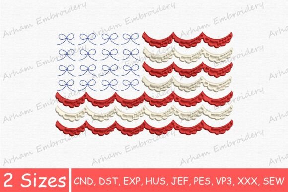 Review: Patriotic American Flag for July 4th Embroidery