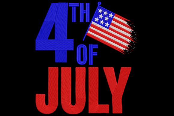 Reviewing the 4th of July Embroidery Design