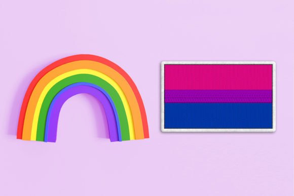 Reviewing the Bisexual Pride Flag ITH Feltie Applique