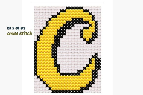 Reviewing the Letter C Cross Stitch Pattern for Apparel