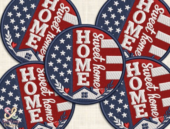 USA Flag House Patch Embroidery Review